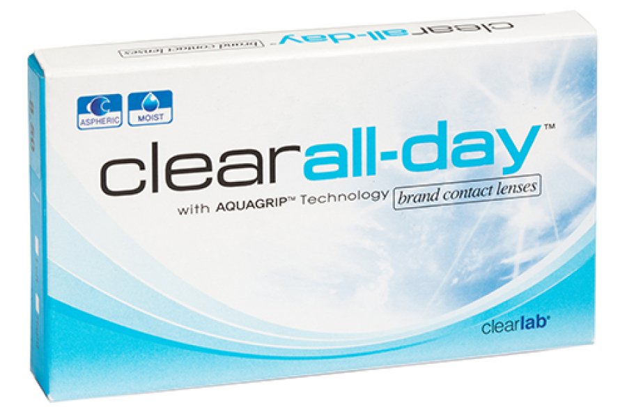 Мягкие контактные линзы Контактные линзы Clear all-day Фото №1 - linza.ua